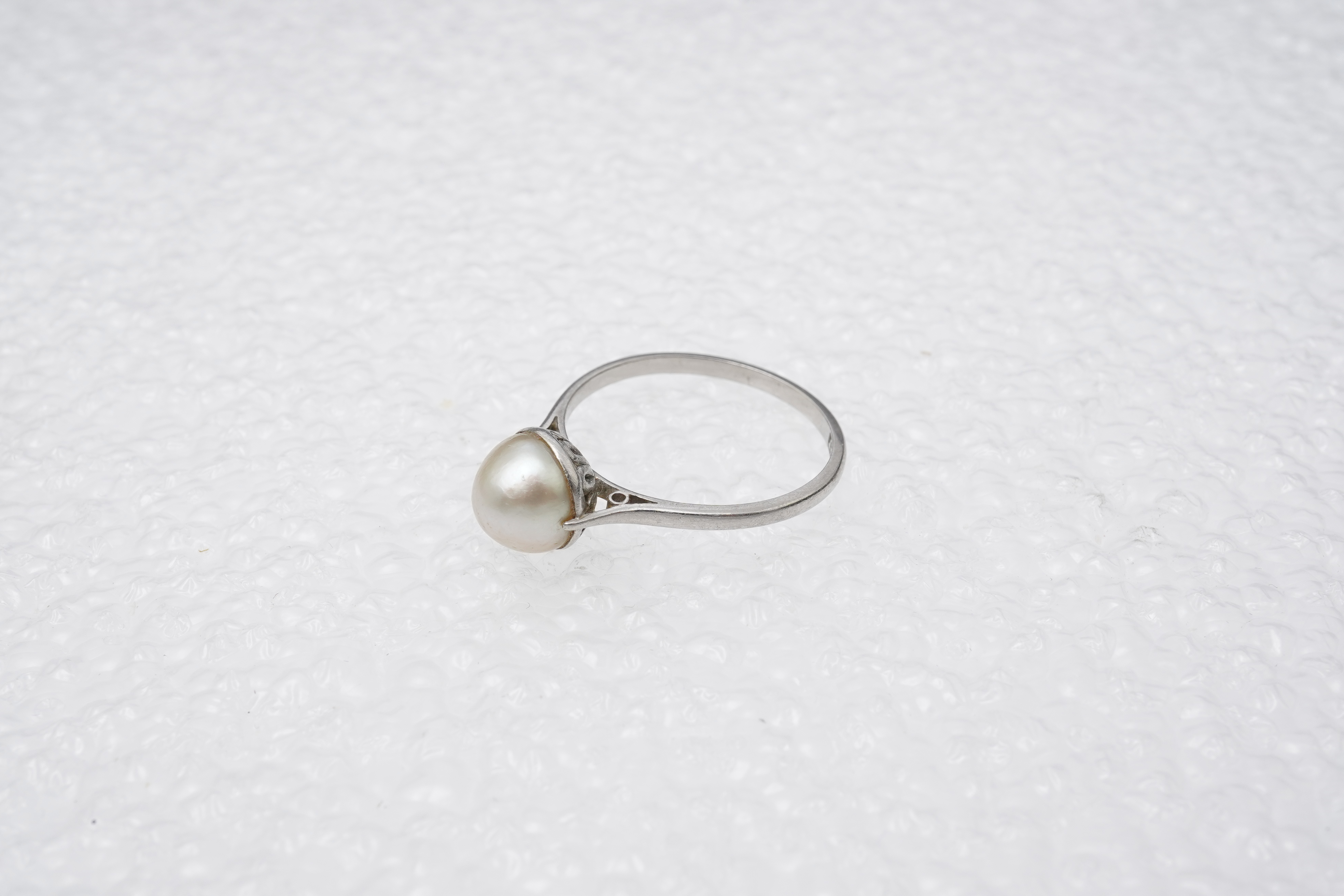 A natural pearl ring, early 20th century